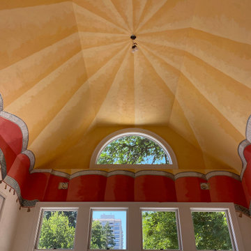 Sunroom tent ceiling