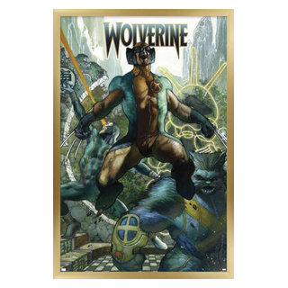 Marvel Comics - Wolverine - Wolverine #14 Wall Poster, 14.725 x 22.375,  Framed 