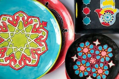 Handpainted Ceramic Plates