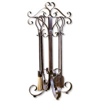 Daymeion Metal Fireplace Tools, 5-Piece Set
