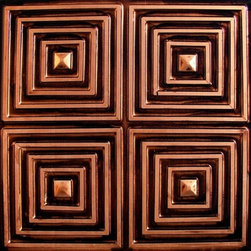 125 Faux Tin Ceiling Tile Glue up 24x24 - Ceiling Tile