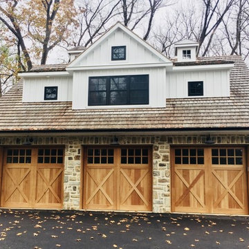 Timber Frame Carriage House in Berwyn