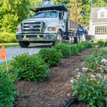 Front Yard Landscaping Design, Walkway and Lighting
