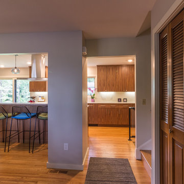 Project 2966-1 Mid-Century Modern Kitchen + Mudroom + Basement Remodel