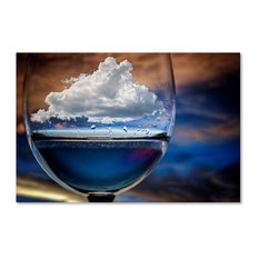 Chechi Peinado 'Cloud In A Glass' Canvas Art, 30x47