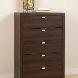 Prepac Espresso Series 9 Designer 5-Drawer Chest - Products