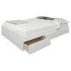 Boulevard Full Size Storage Bed, White