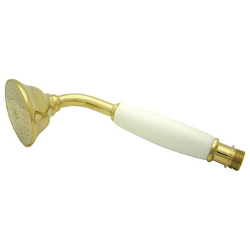 Kingston Brass Hand Shower Head, Polished Brass