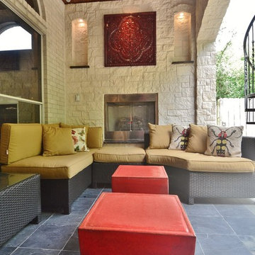 Bellaire Park Court Outdoor Kitchen Living Addition