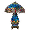 25 High Tiffany Hanginghead Dragonfly Table Lamp