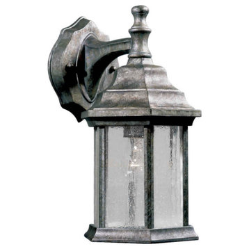 Forte Lighting 1725-01 6.5Wx12Hx8E Outdoor Wall Sconce - River Rock