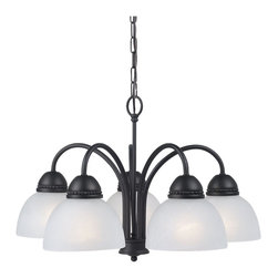 Royce Lighting - Royce Lighting 5 Light DW Chand Energy Star Oil Rubbed Bronze Chandelier - Chandeliers