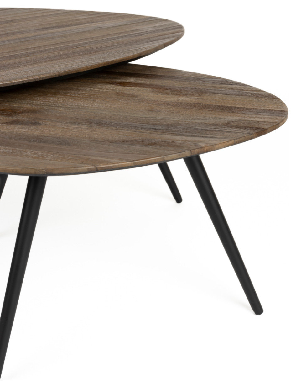 Teak Nesting Coffee Tables, 2, DF Pion - Midcentury - Coffee Table Sets ...