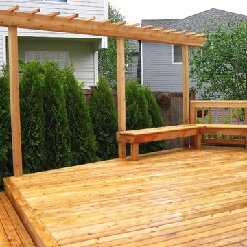 Tight Knot Cedar Deck