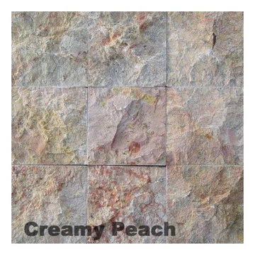 Split Face - Creamy Peach 12" x Random