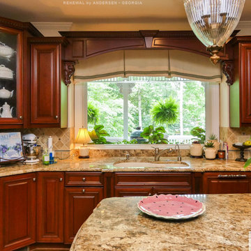Beautiful Kitchen with Huge New Picture Window - Renewal by Andersen Georgia