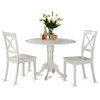3-Piece Small Kitchen Table and 2 Dining Chairs