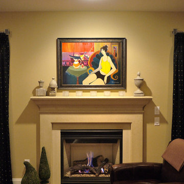 Family Room Project/Custom Frame