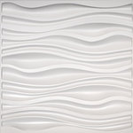 Wall Dimension - Easy Peel & Stick 3D Wall Panel, Gapless Serene Design, 12 Panels, 32 Sq.Ft. - Designer's Note