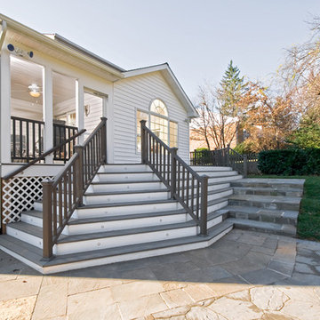 McLean Kitchen Renovation Opens To Beautiful Outdoor Structures
