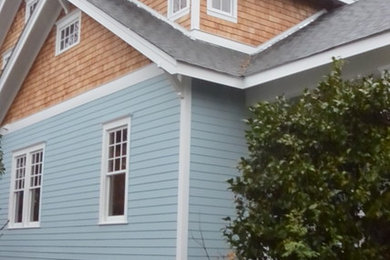 Inspiration for a craftsman exterior home remodel in Atlanta
