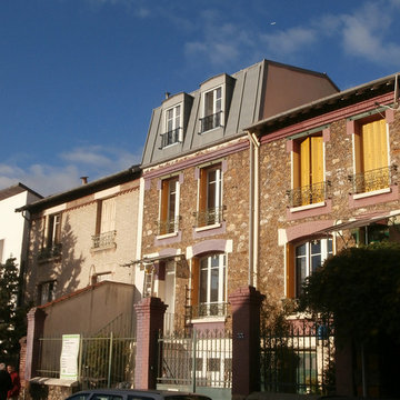 Surélévation d'une maison à Puteaux