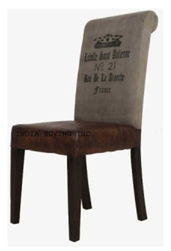 Industrial leather and canvas furniture from India buying inc