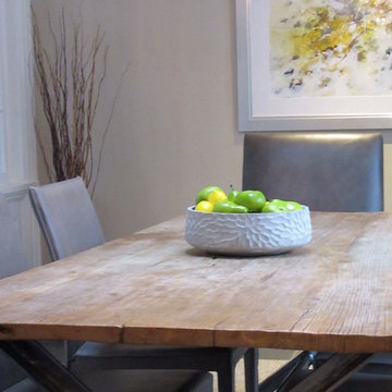 Midcentury modern meets Glam in Summit