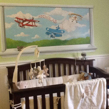 Airplane nursery