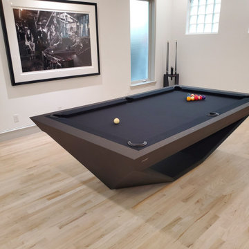 Stealth Pool Table in Dallas Residence