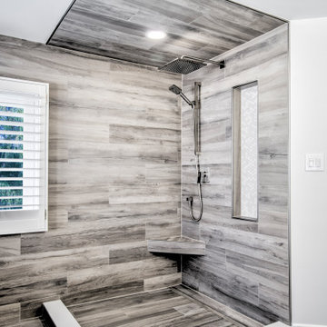 Master Ensuite Bathroom Renovation. Aurora, Ontario.