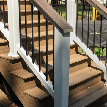 Marietta, GA Deck Resurface and Deck Extension with Trex Enhance Natural Series