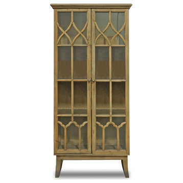 Cathedral Glass Cabinet