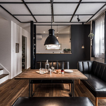 板壁の似合う男前スタイルの家