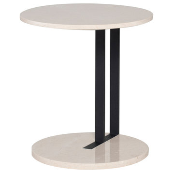 Lia Side Table, Cappuccino