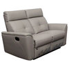 ESF 8501 Loveseat With 2-Recliners, Light Gray