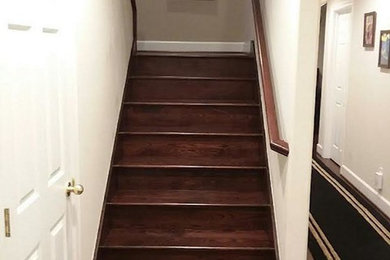 Example of a classic staircase design in San Francisco
