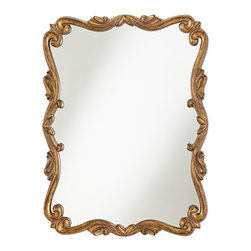 Noble Park - Caprice Bronze Scroll 24 1/4" x 32 1/2" Wall Mirror - Wall Mirrors