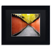 Philippe Hugonnard 'Alley Bamboo' Art, Black Frame, Black Matte, 14"x11"