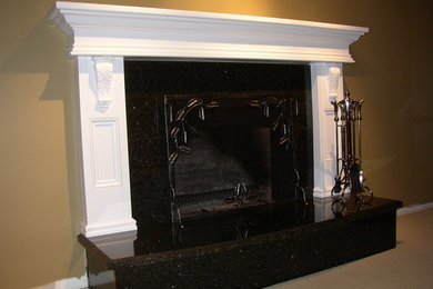 Painted Fireplace Mantel