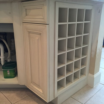 Kitchen Built-In Wine Rack