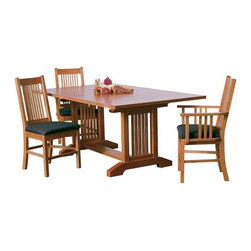 American Mission Trestle Table - Dining Tables