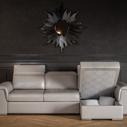 Slumbersofa Highback | chaise opened - Sleeper Sofas