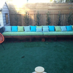 Custom made outdoor cushions - Throws
