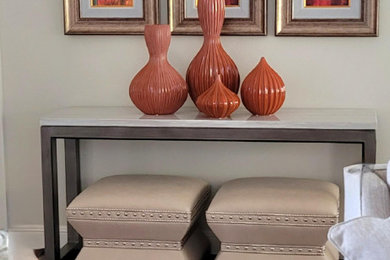 Living room photo in Portland