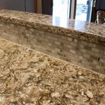 Kitchen Remodel with Painted Ember Glaze Cabinetry by Waypoint Livingspaces