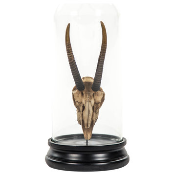 Goat Skull Statue With Cover