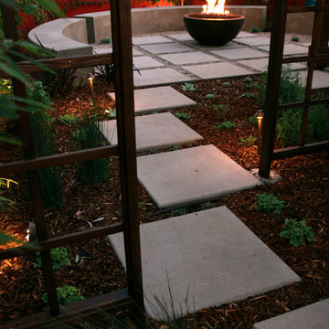 Low Water Modern Backyard