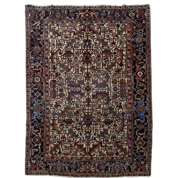 Consigned, Persian Rug, 7'x9', Handmade Wool