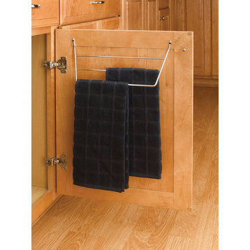 Rev-A-Shelf 563-32 563 Series Cabinet Door Mounted Towel Holder - Chrome